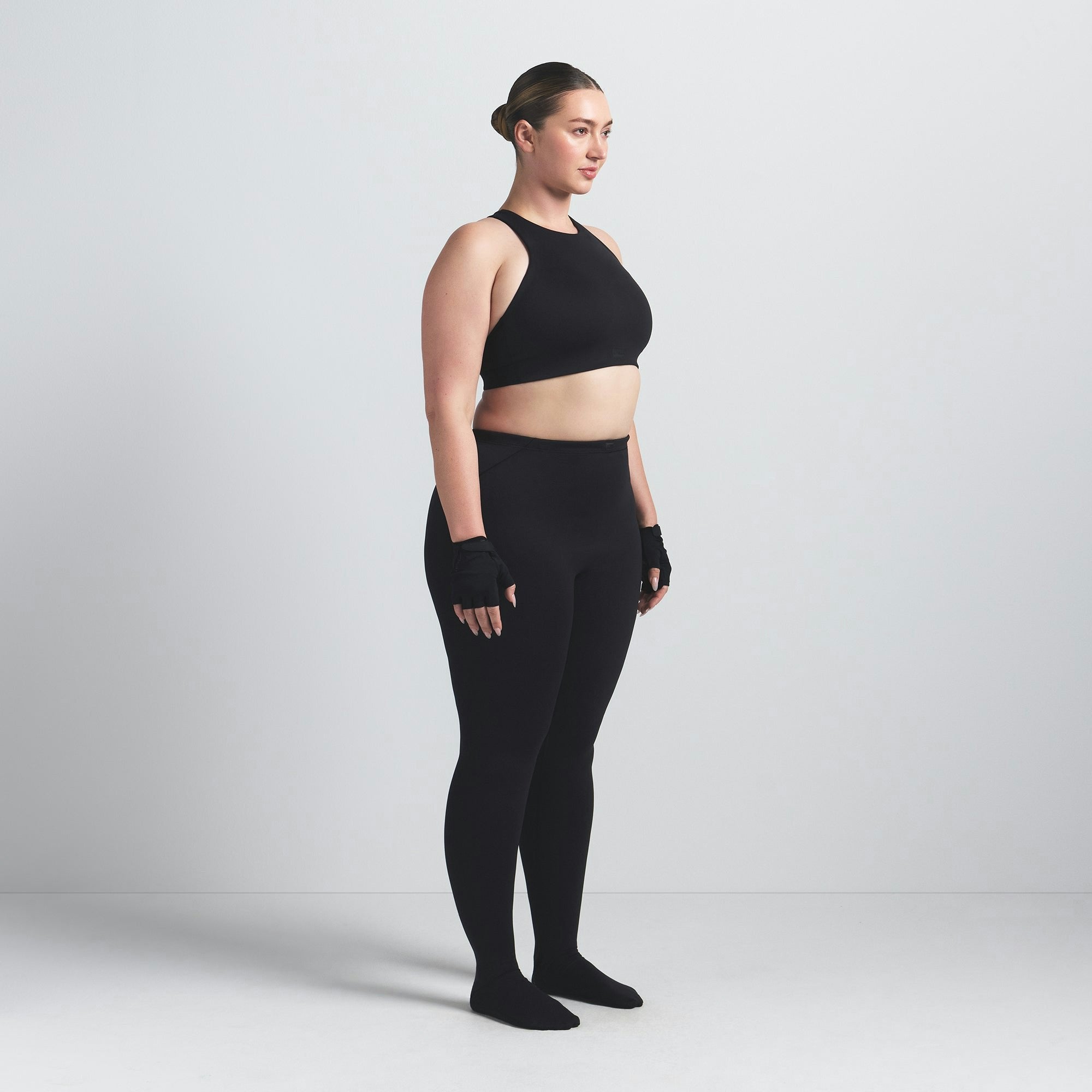 Skims Nikeskims Matte Footsie Grip Legging Obsidian