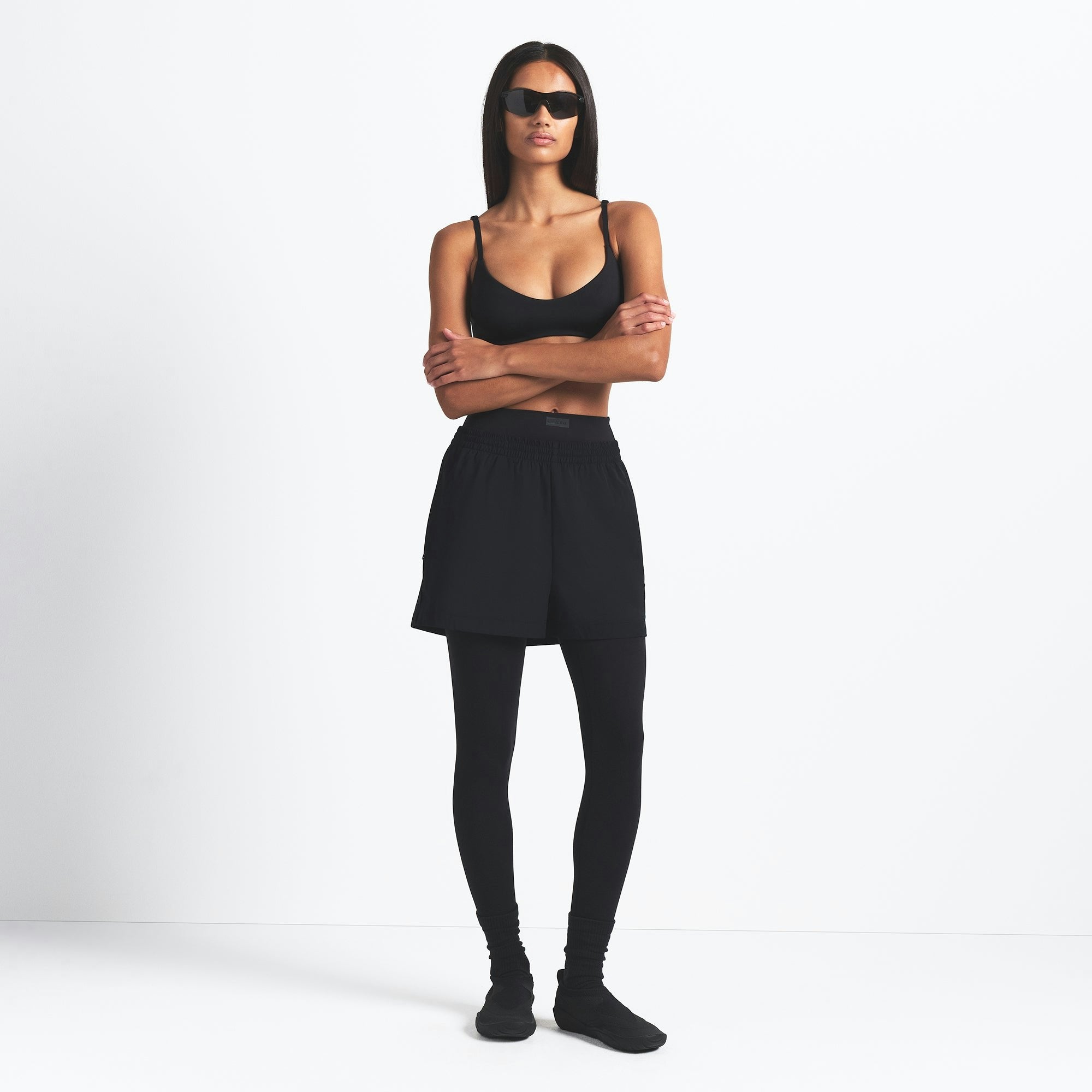 Skims Nikeskims Woven Nylon 5" Track Short Obsidian