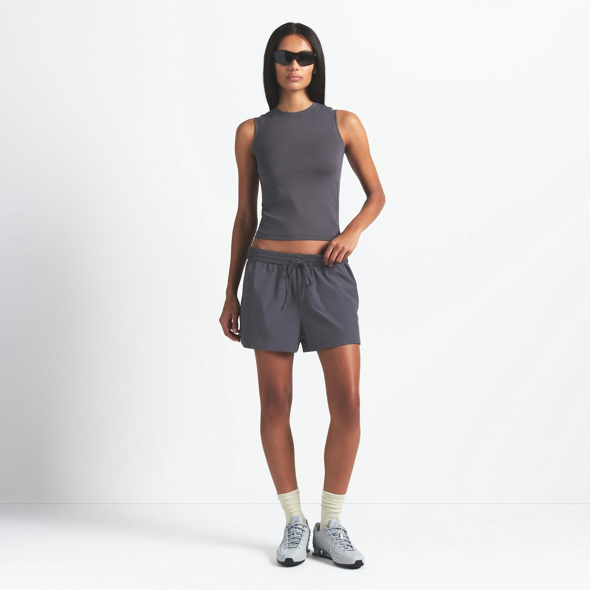 Skims Nikeskims Woven Nylon 5" Track Short Raven