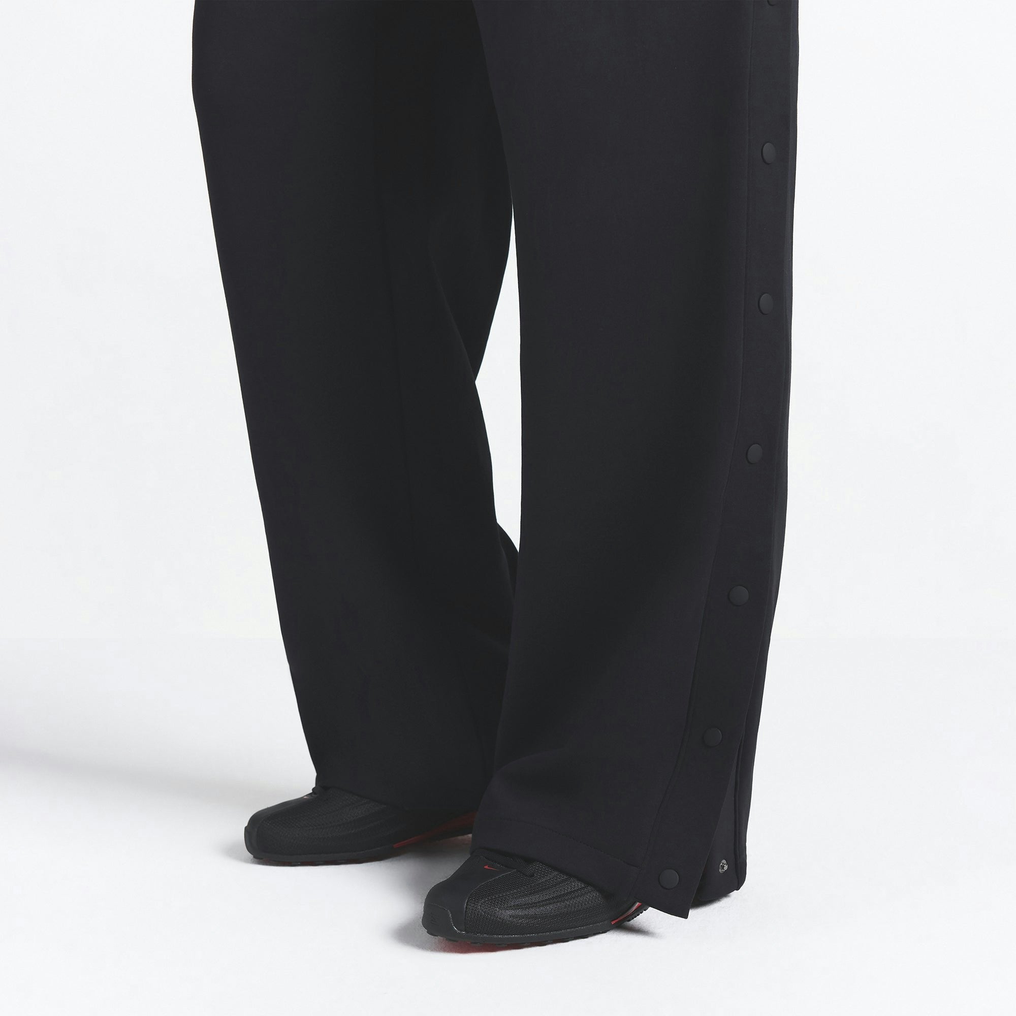 Skims Nikeskims Matte Tricot Side Snaps Pant Obsidian
