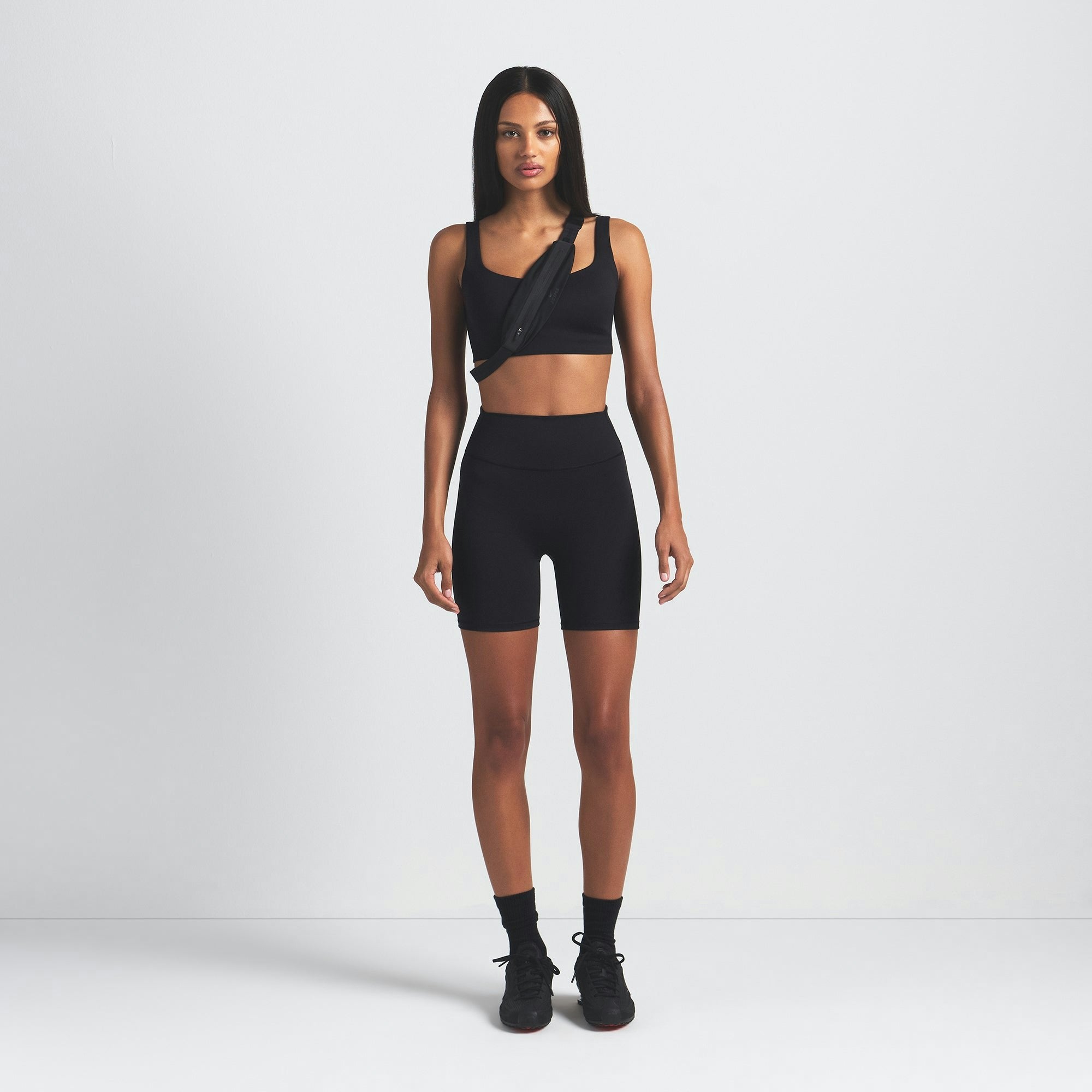 Skims Nikeskims Matte Scoop Neck Bra Obsidian