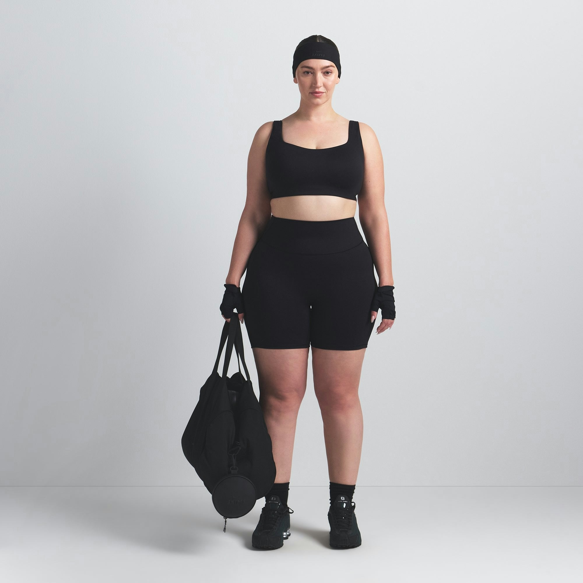 Skims Nikeskims Matte Scoop Neck Bra Obsidian