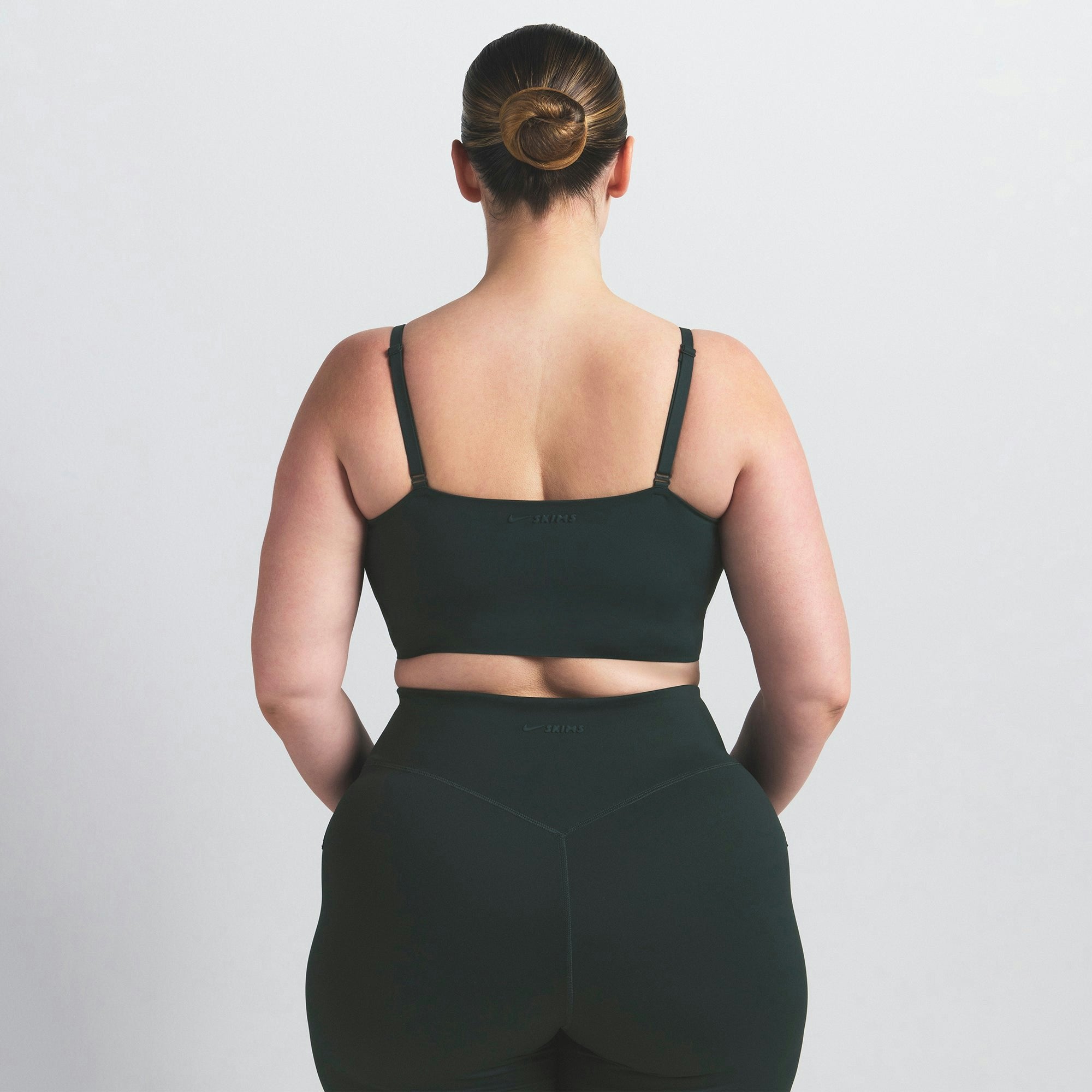 Skims Nikeskims Matte Cami Bra Top Dark Teal