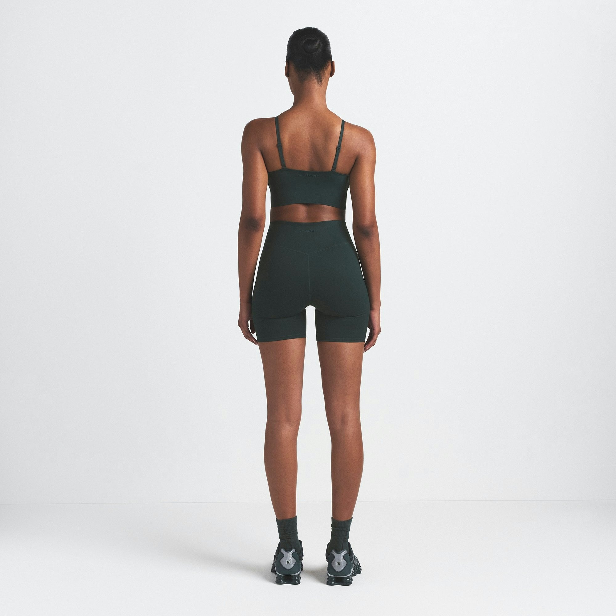 Skims Nikeskims Matte Cami Bra Top Dark Teal