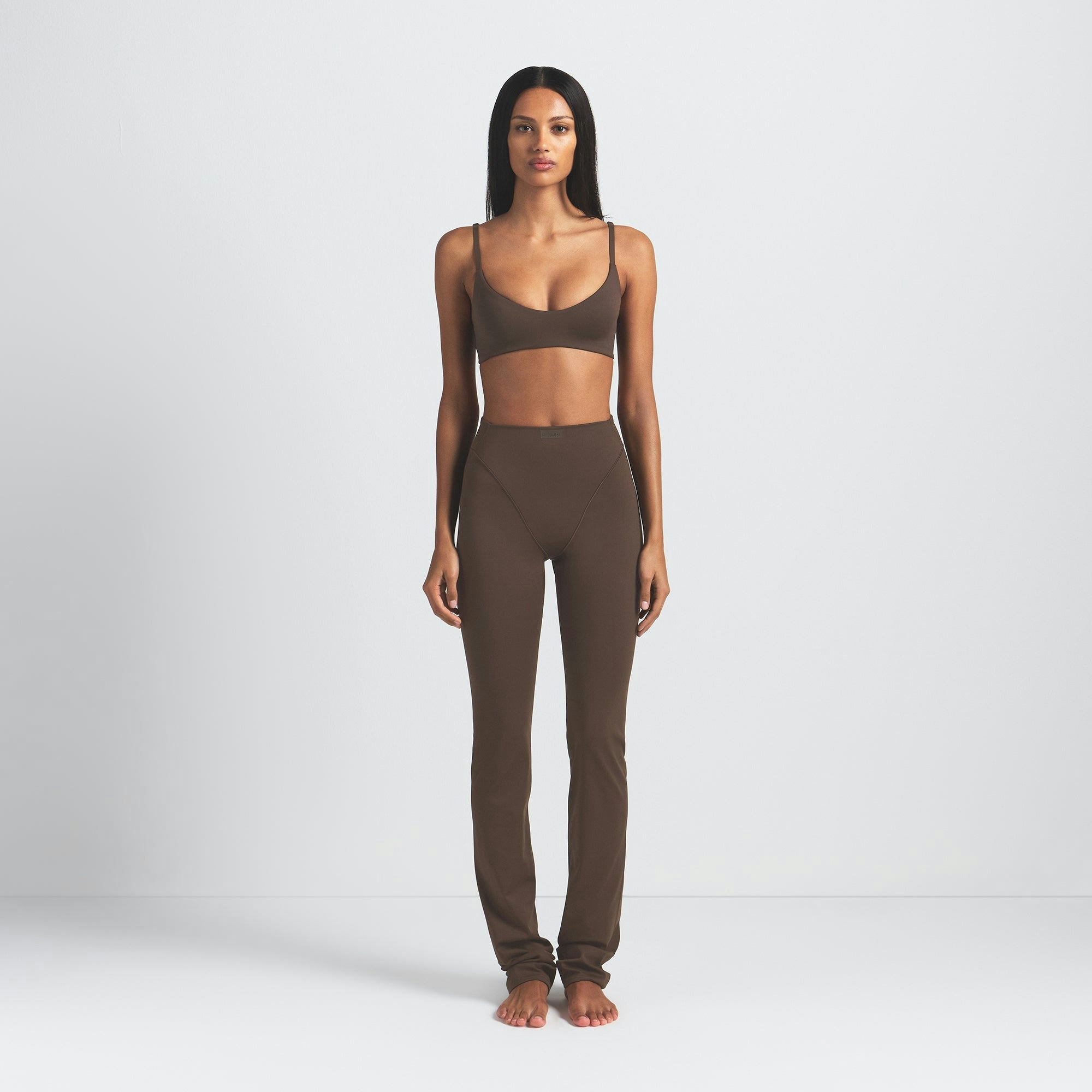 Skims Nikeskims Matte Micro Scoop Bra Dark Sepia