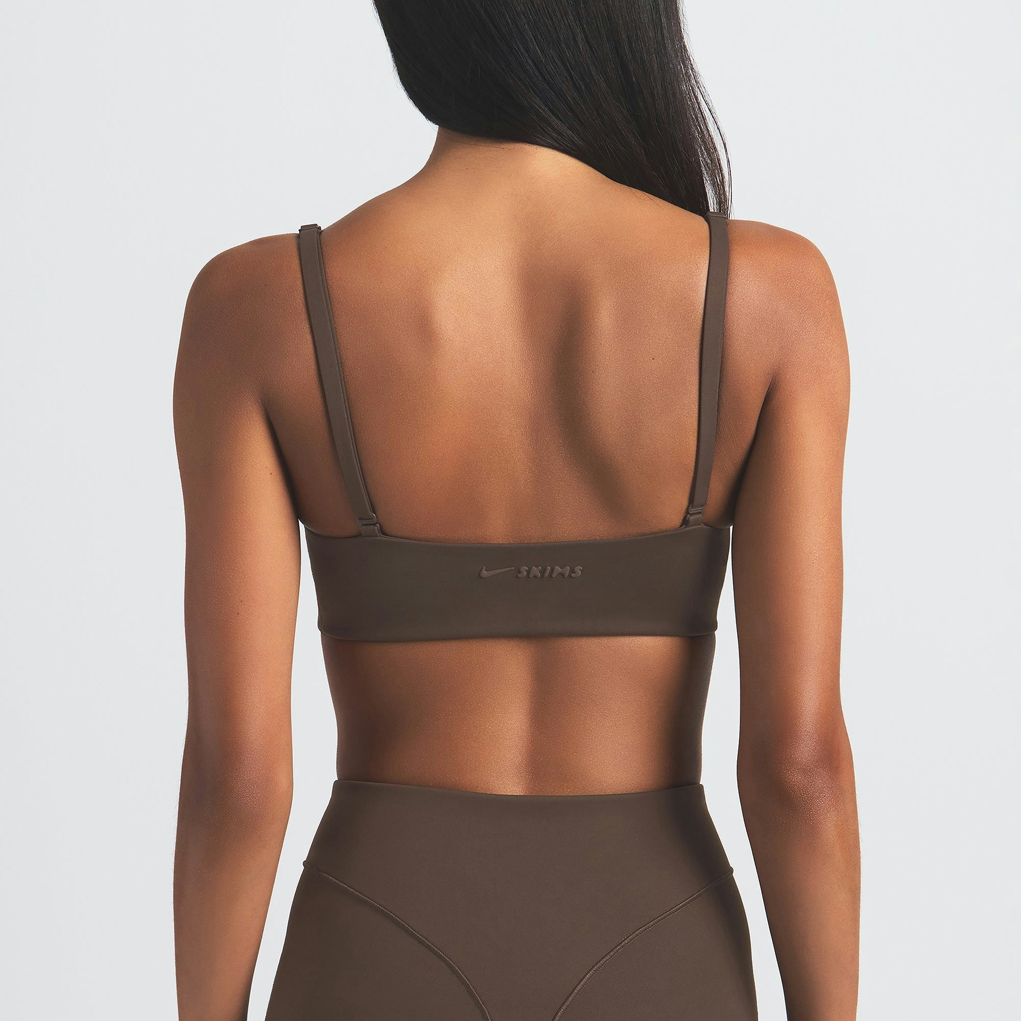 Skims Nikeskims Matte Micro Scoop Bra Dark Sepia
