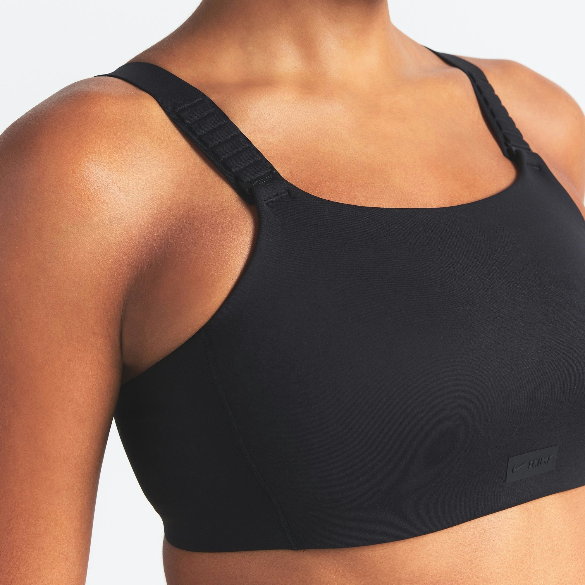 Skims Nikeskims Matte Wide Strap Bra Obsidian