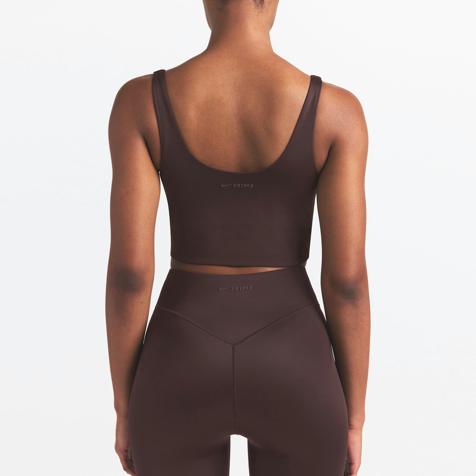 Skims Nikeskims Shine Scoop Neck Bra Top Phoenix