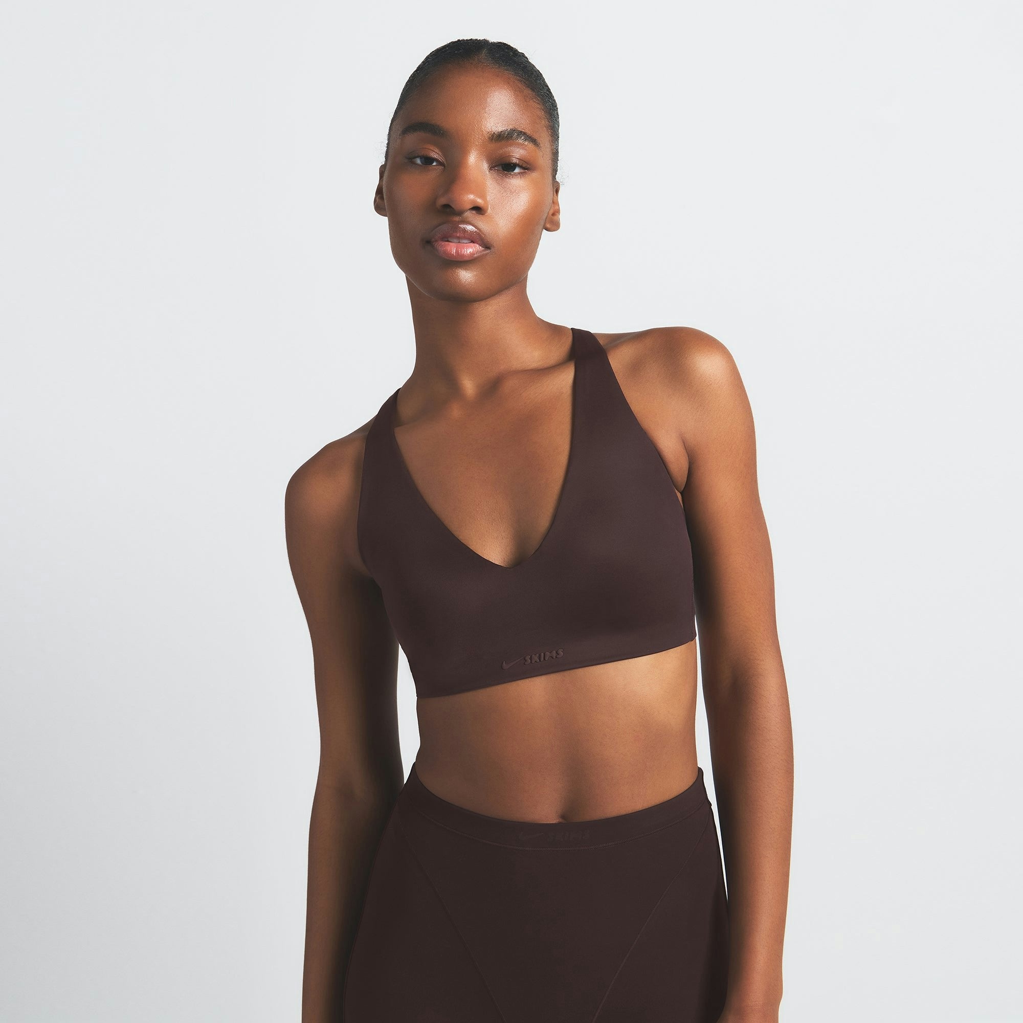 Skims Nikeskims Shine V-Neck Bra Phoenix