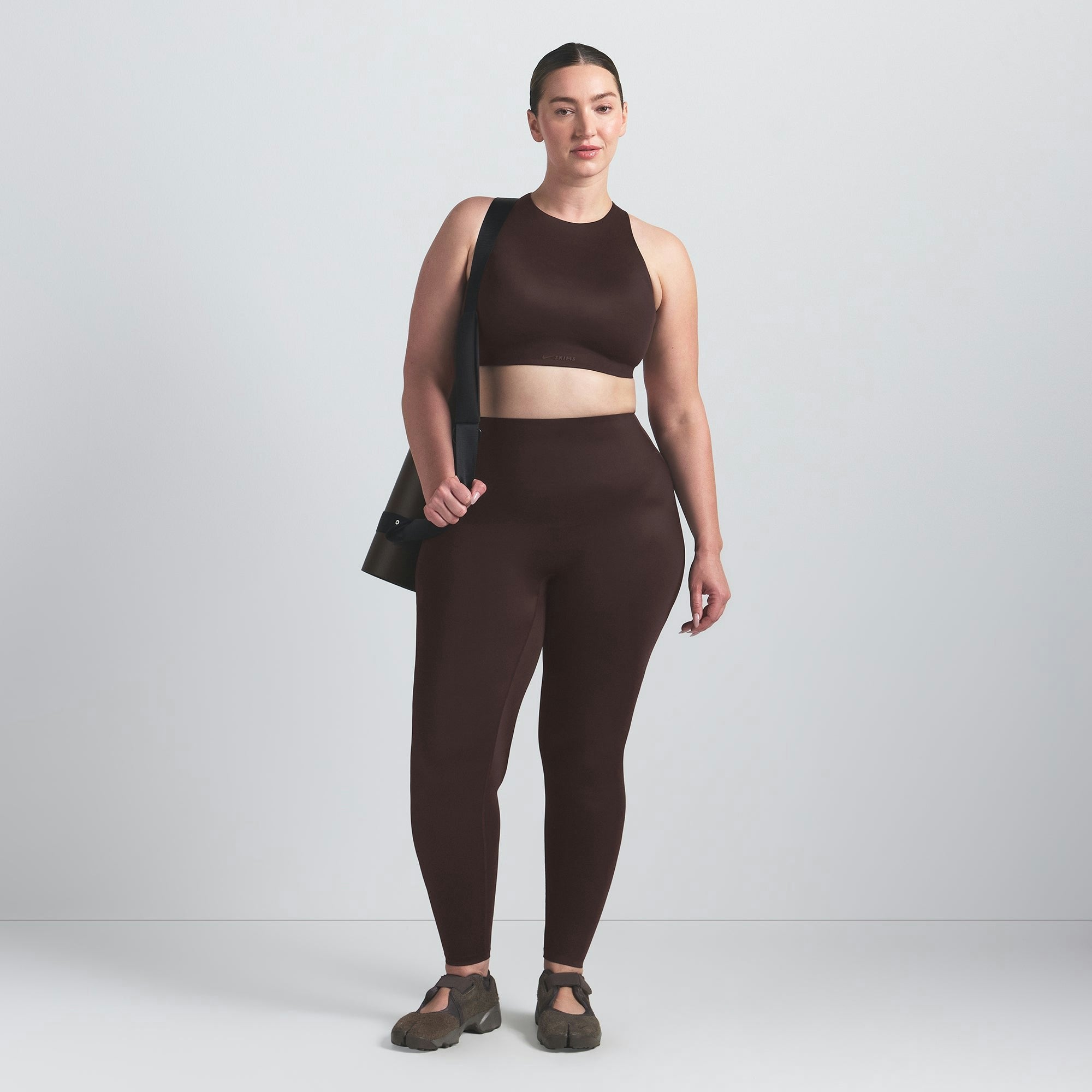 Skims Nikeskims Shine High Neck Bra Phoenix