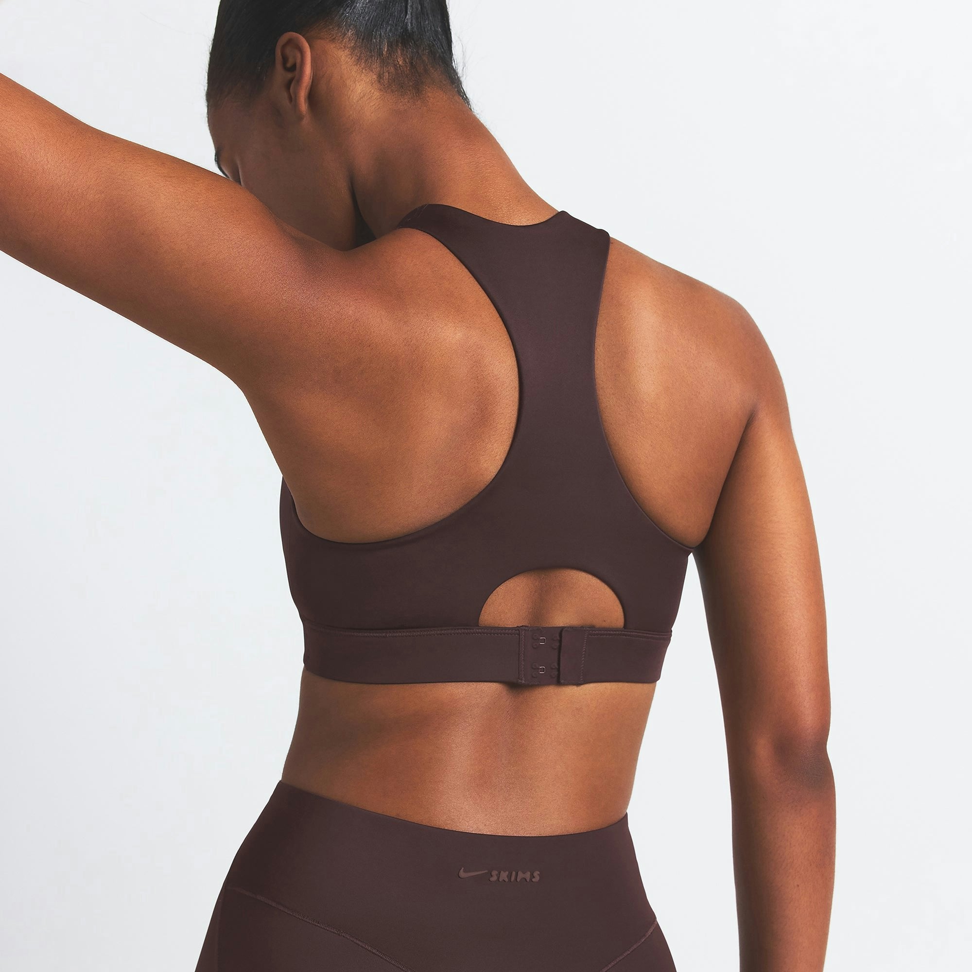 Skims Nikeskims Shine High Neck Bra Phoenix