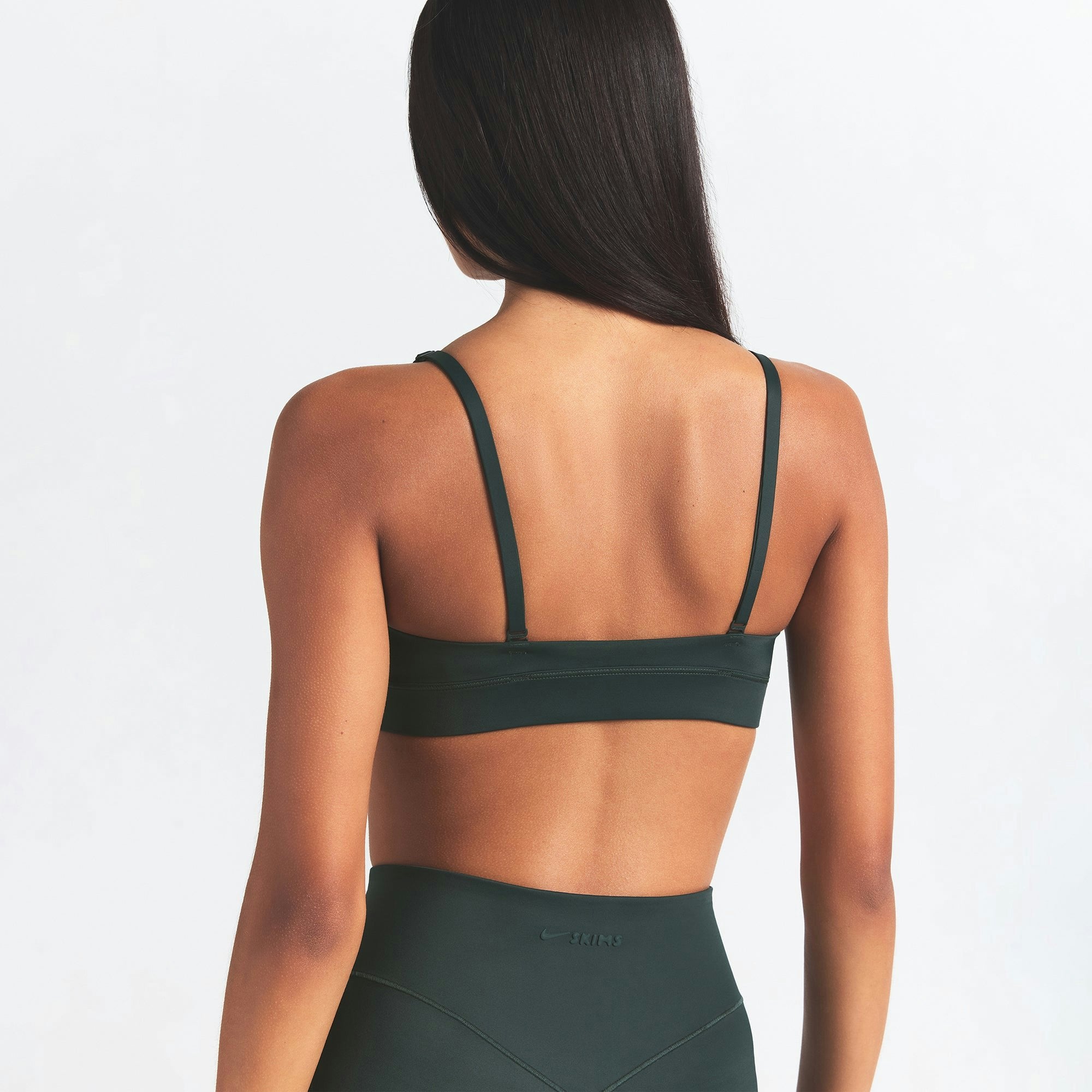 Skims Nikeskims Shine Triangle Bra Dark Teal
