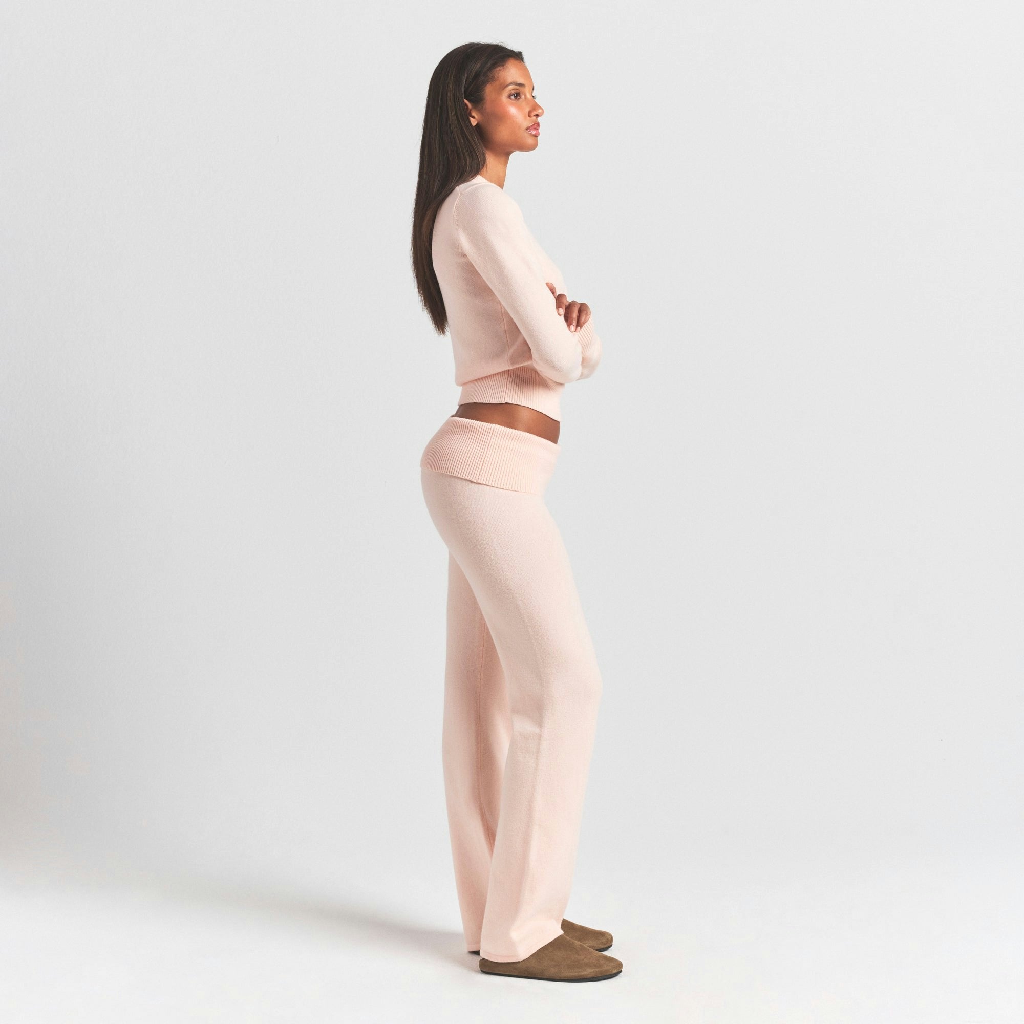 Skims Sweater Knits Foldover Pant Primrose