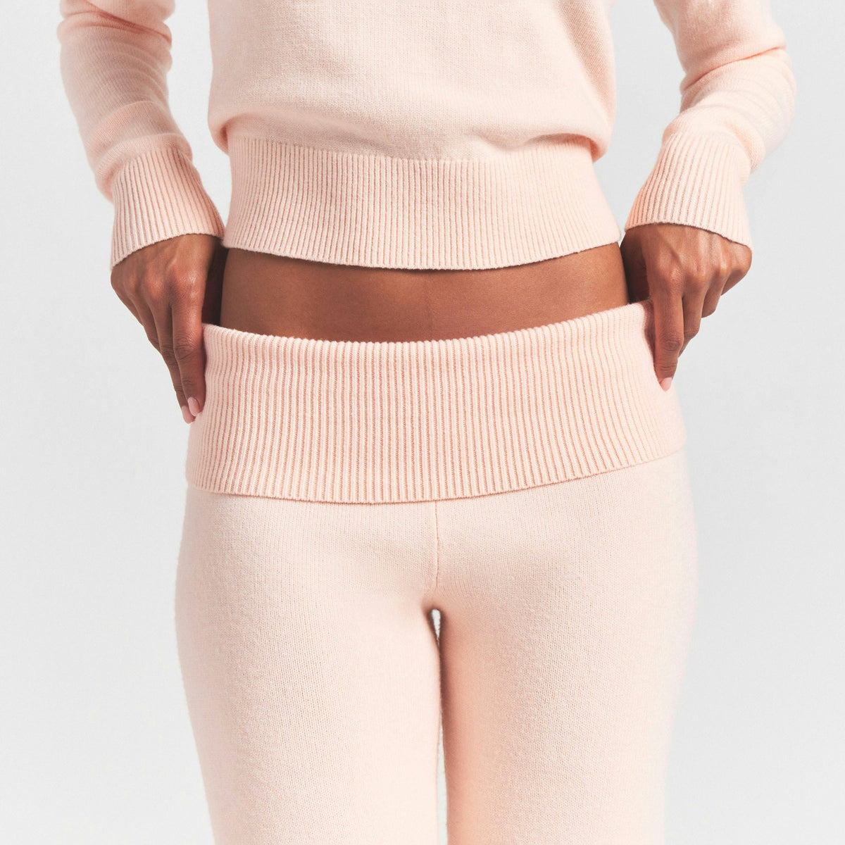 Skims Sweater Knits Foldover Pant Primrose