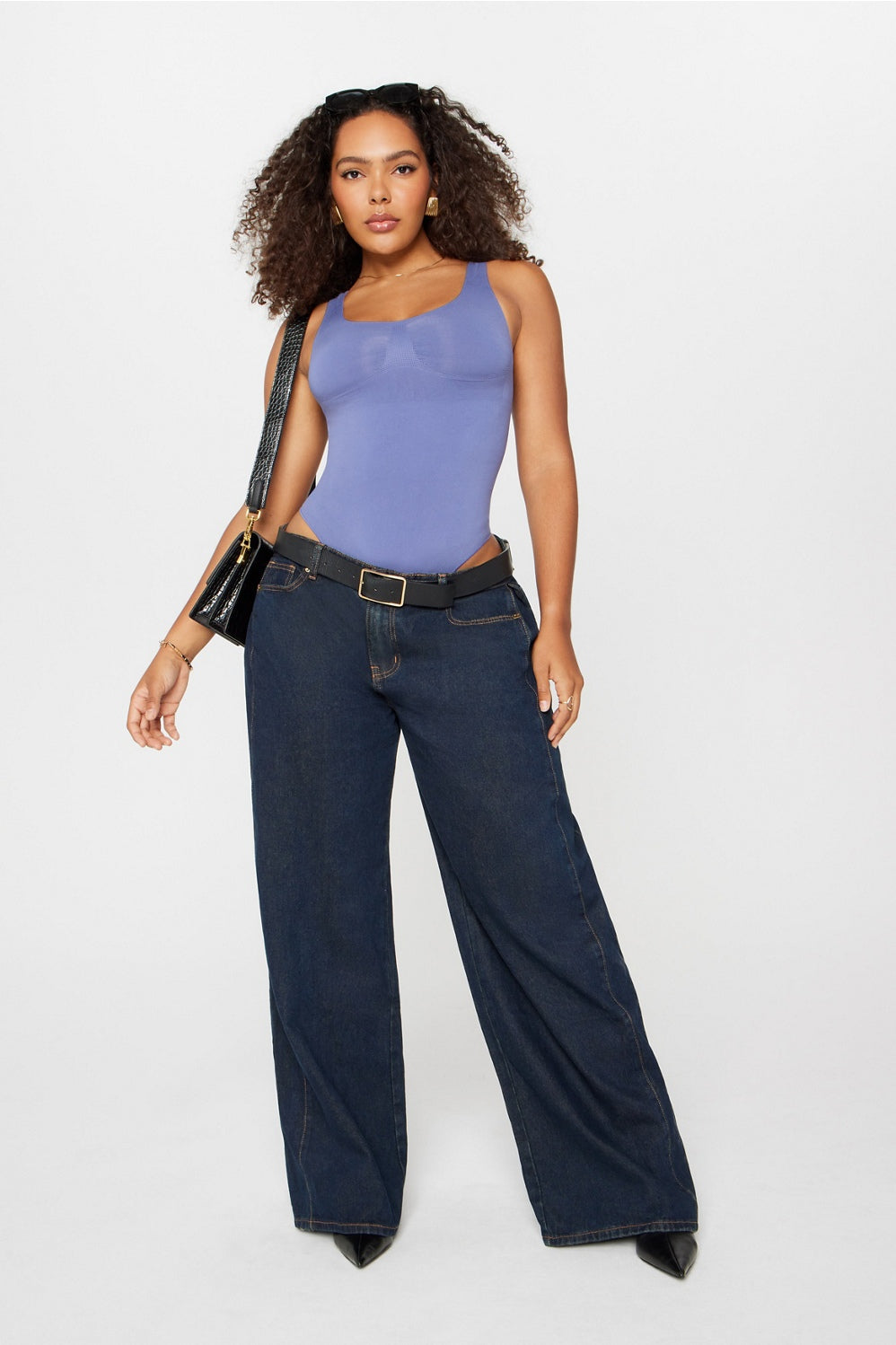 Fabletics Nearly Naked Shapewear Thong Bodysuit