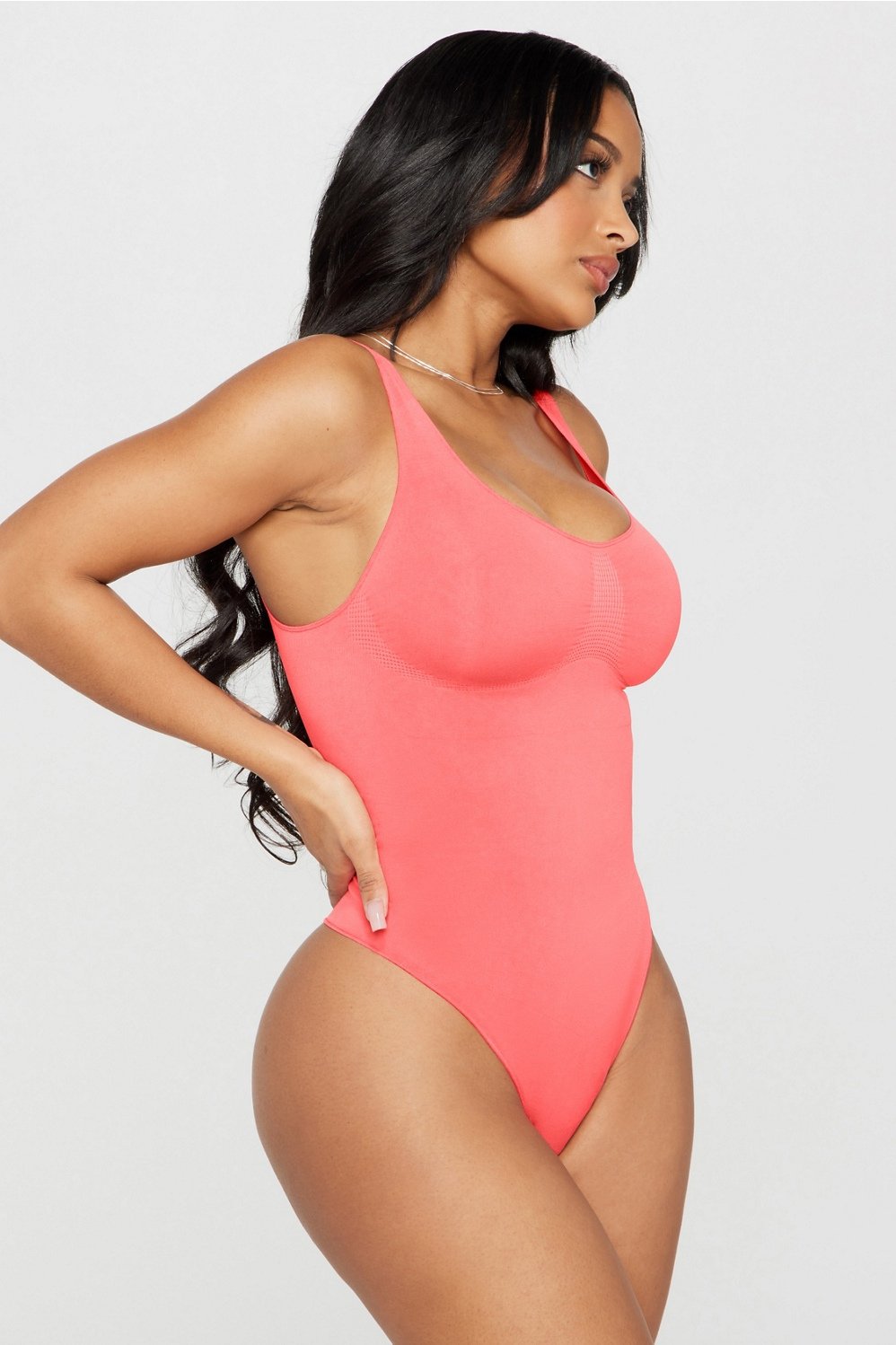 Fabletics Nearly Naked Shapewear Thong Bodysuit
