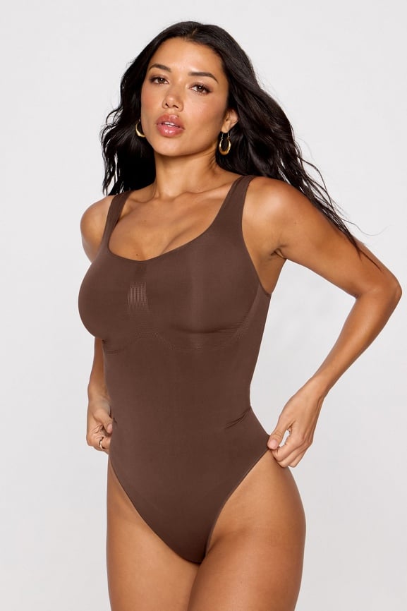 Fabletics Nearly Naked Shapewear Thong Bodysuit
