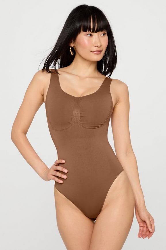 Fabletics Nearly Naked Shapewear Thong Bodysuit