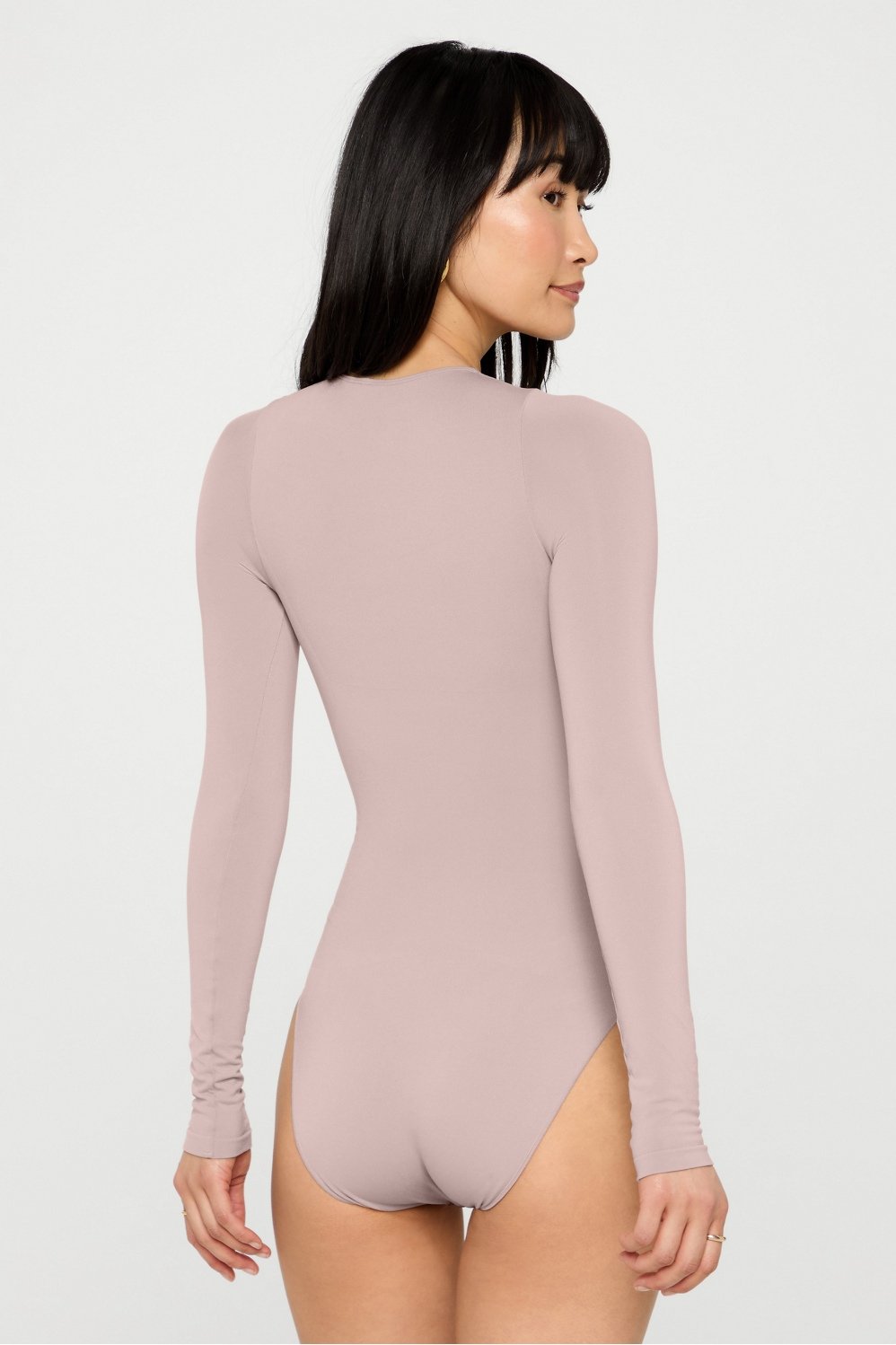 Fabletics Nearly Naked Shapewear Long Sleeve Bodysuit