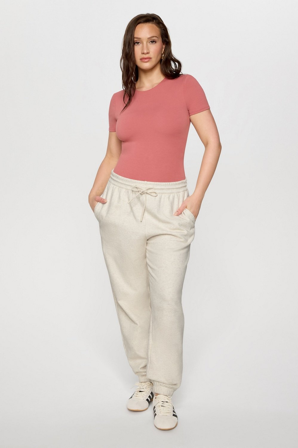 Fabletics Snug Cotton Short Sleeve Brief Bodysuit