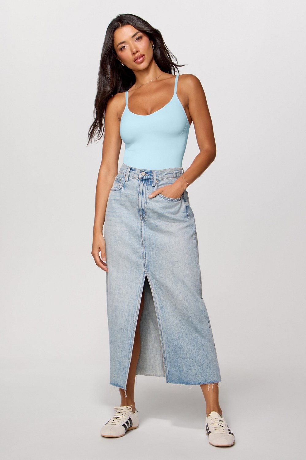 Fabletics Nearly Naked Shapewear Strappy Bodysuit