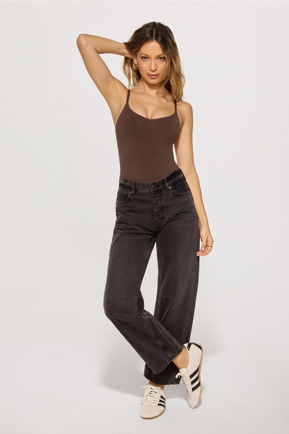 Fabletics Nearly Naked Shapewear Strappy Bodysuit