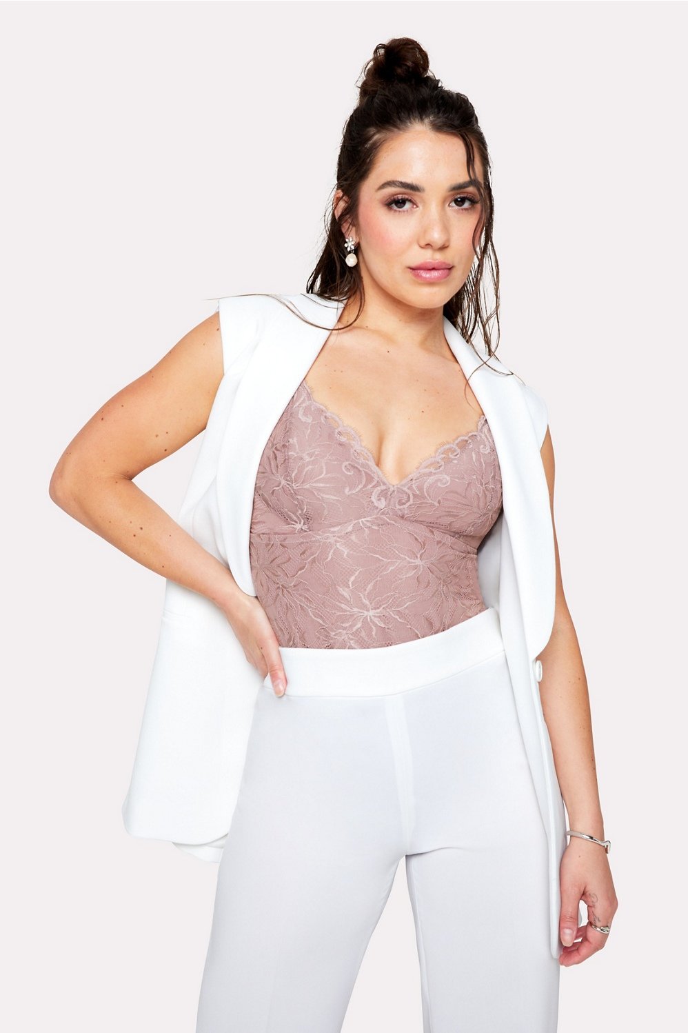 Fabletics Smoothing Lace Bodysuit
