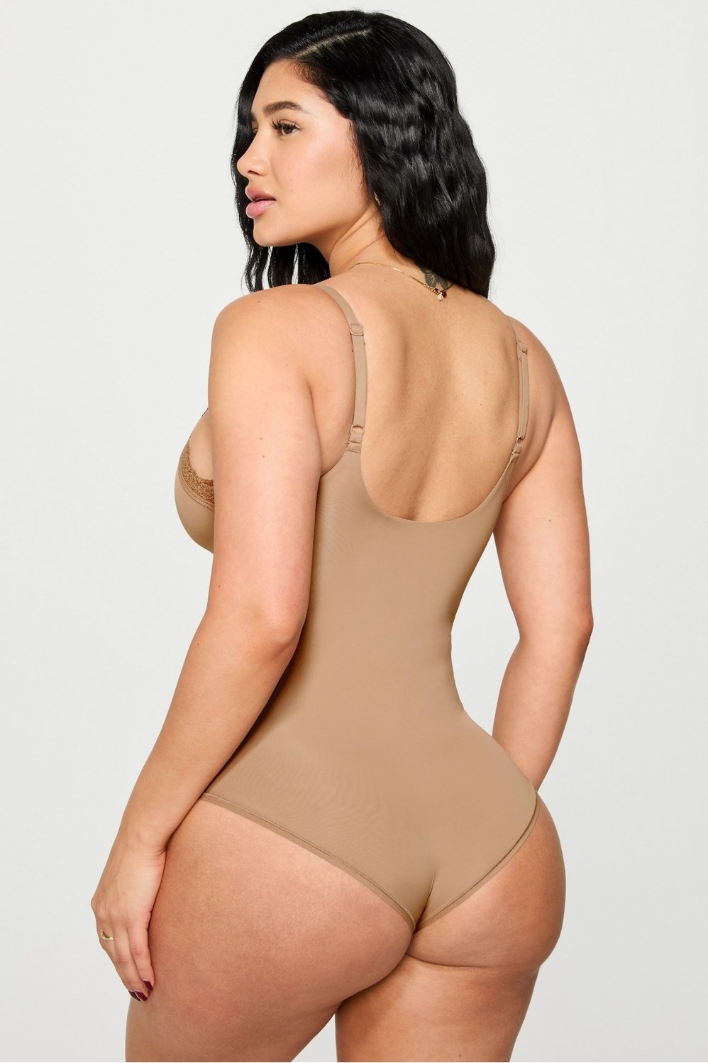Fabletics Smoothed Reality Lace Brief Bodysuit