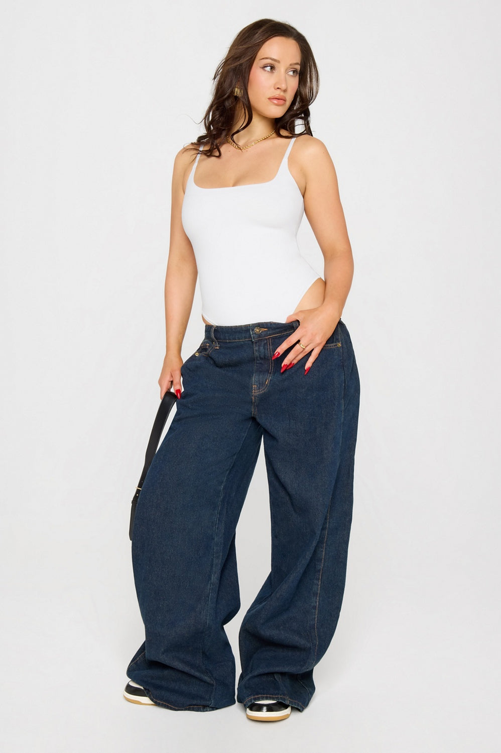 Fabletics Snug Cotton Strappy Thong Bodysuit