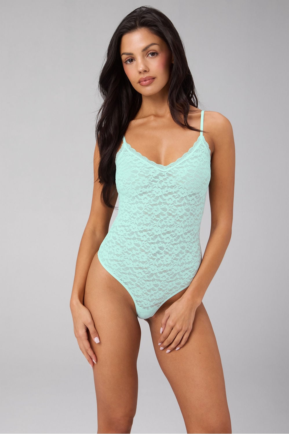 Fabletics Lush Lace Strappy Bodysuit