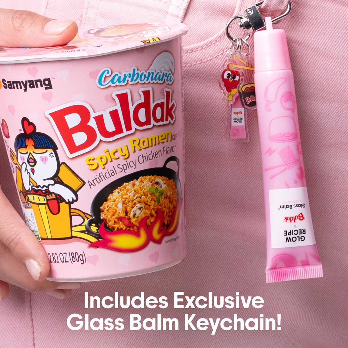 Glow Recipe x Buldak Glass Balm Lip Duo