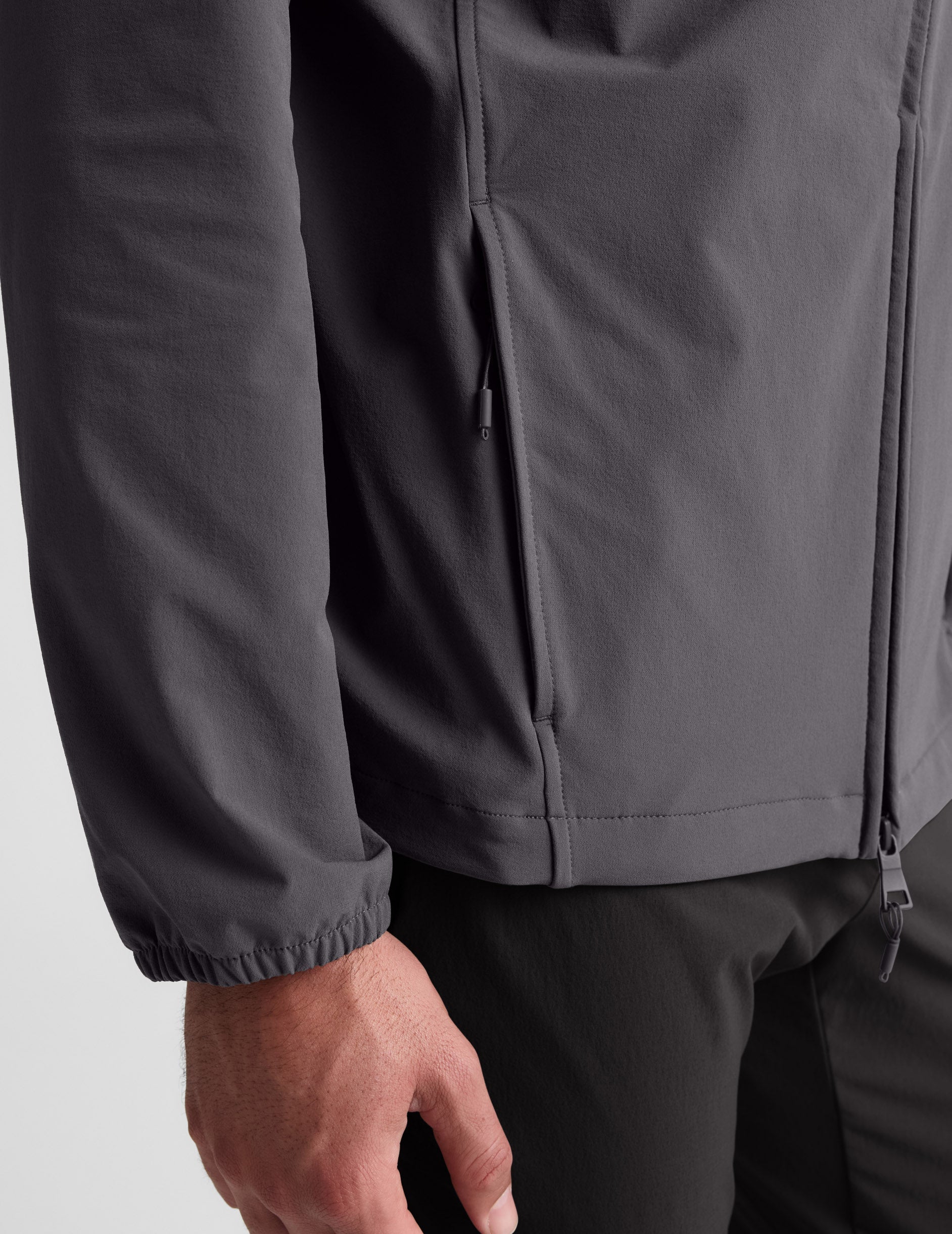 Beyond Yoga AirLite Mens Hooded Full Zip Jacket