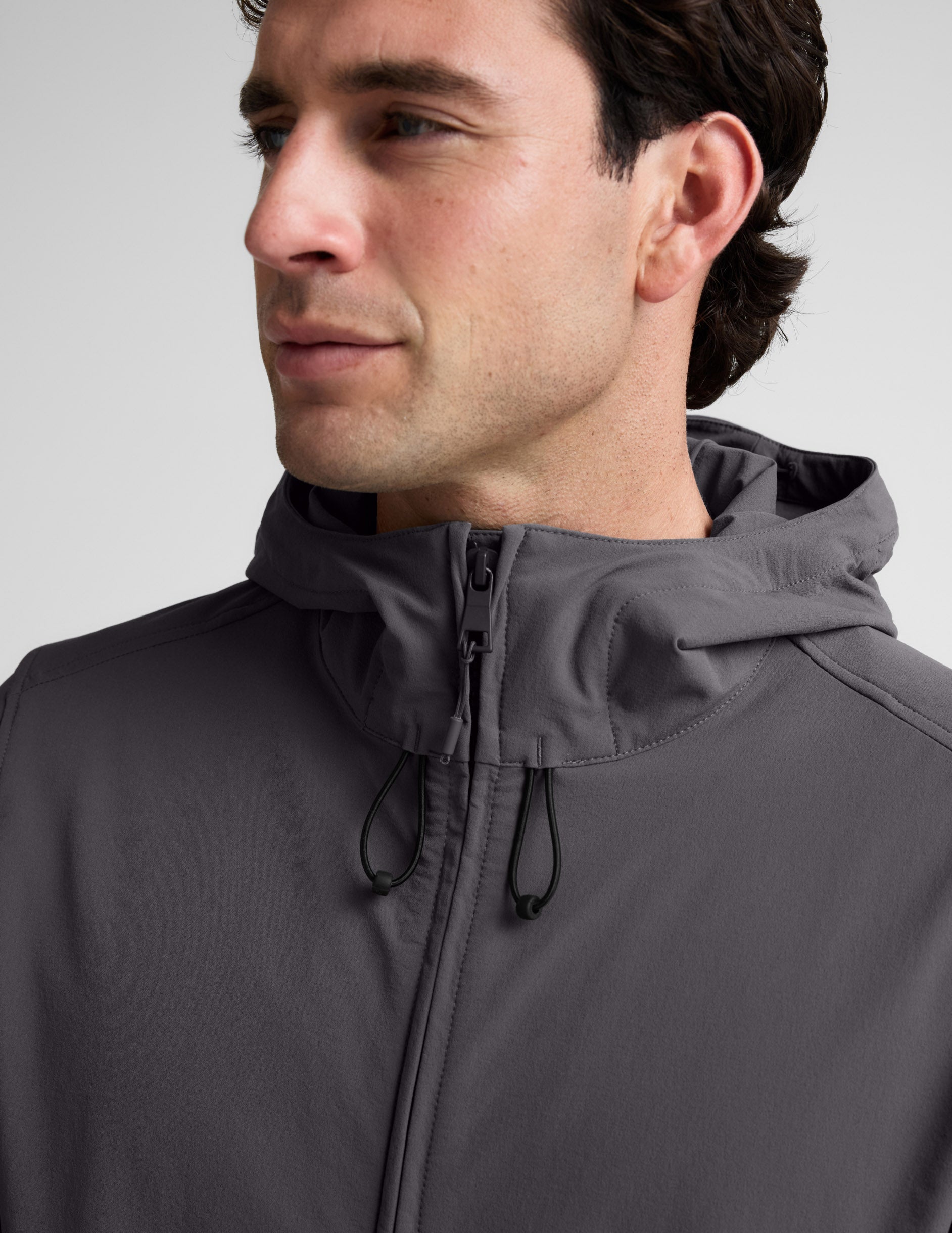Beyond Yoga AirLite Mens Hooded Full Zip Jacket