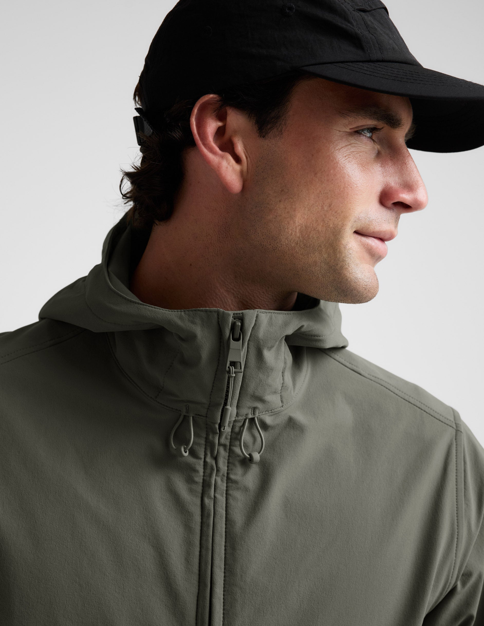 Beyond Yoga AirLite Mens Hooded Full Zip Jacket