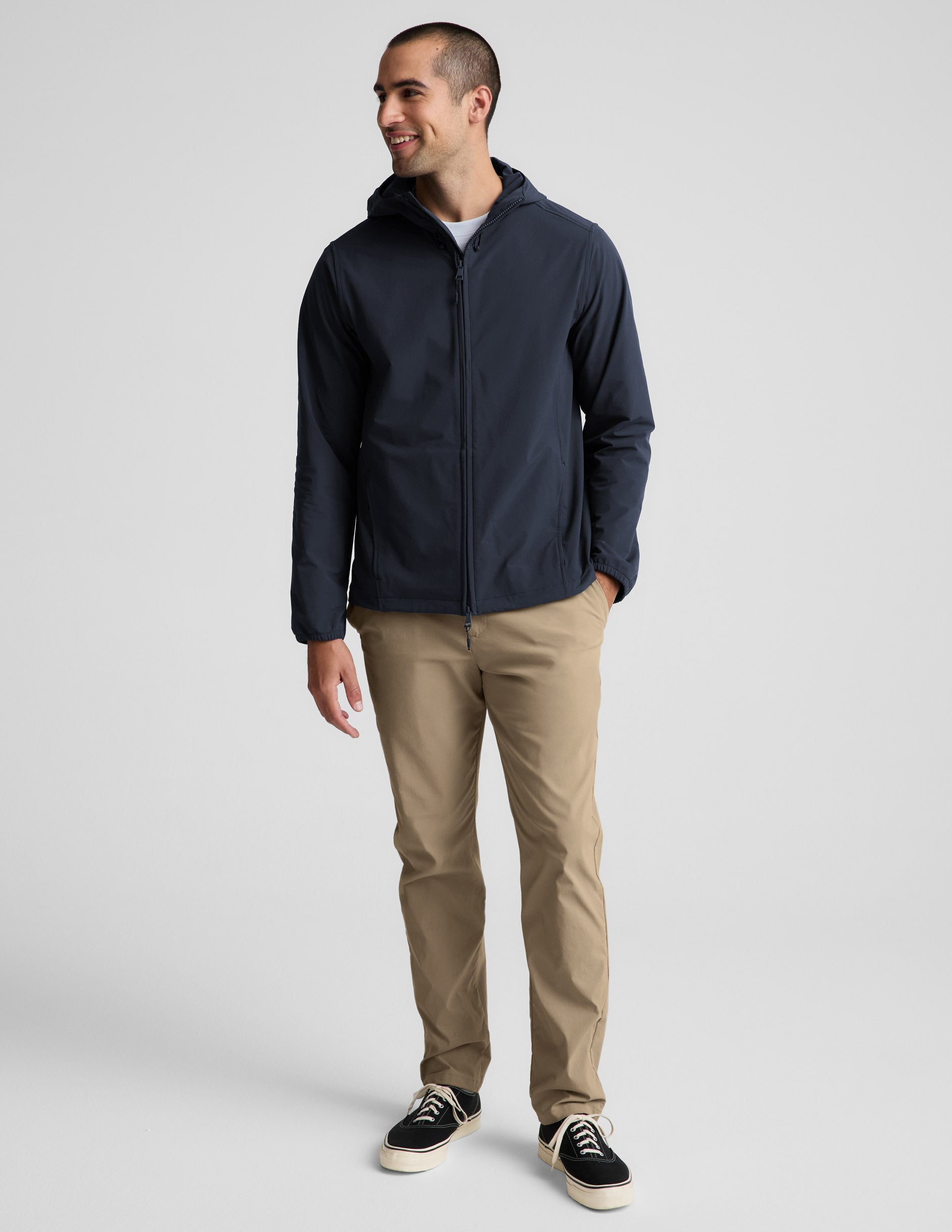 Beyond Yoga AirLite Mens Hooded Full Zip Jacket