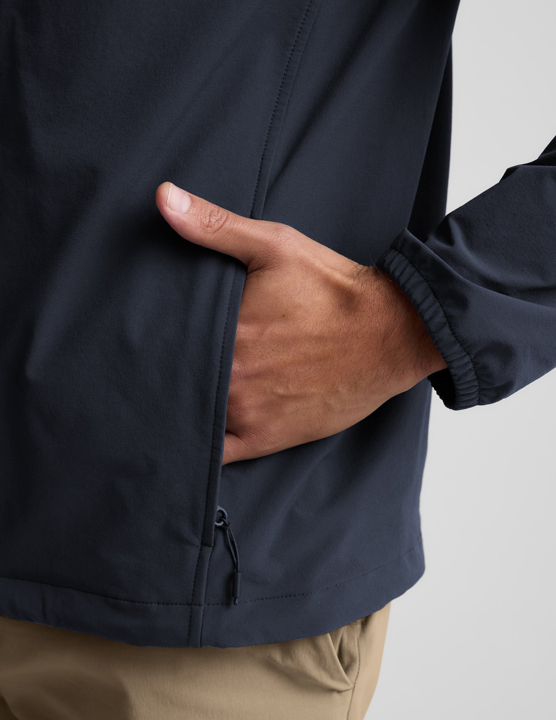 Beyond Yoga AirLite Mens Hooded Full Zip Jacket