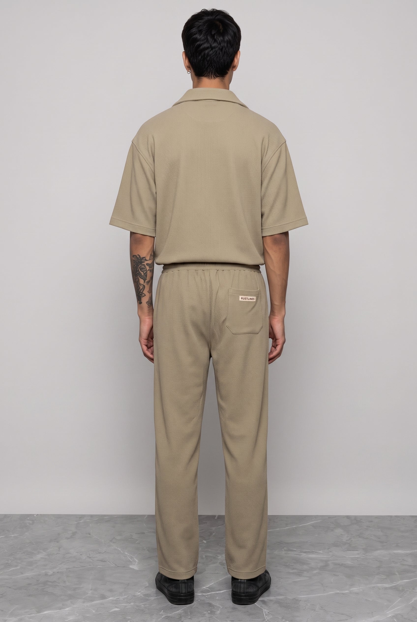 BEIGE CO-ORD SET MEN'S PANT