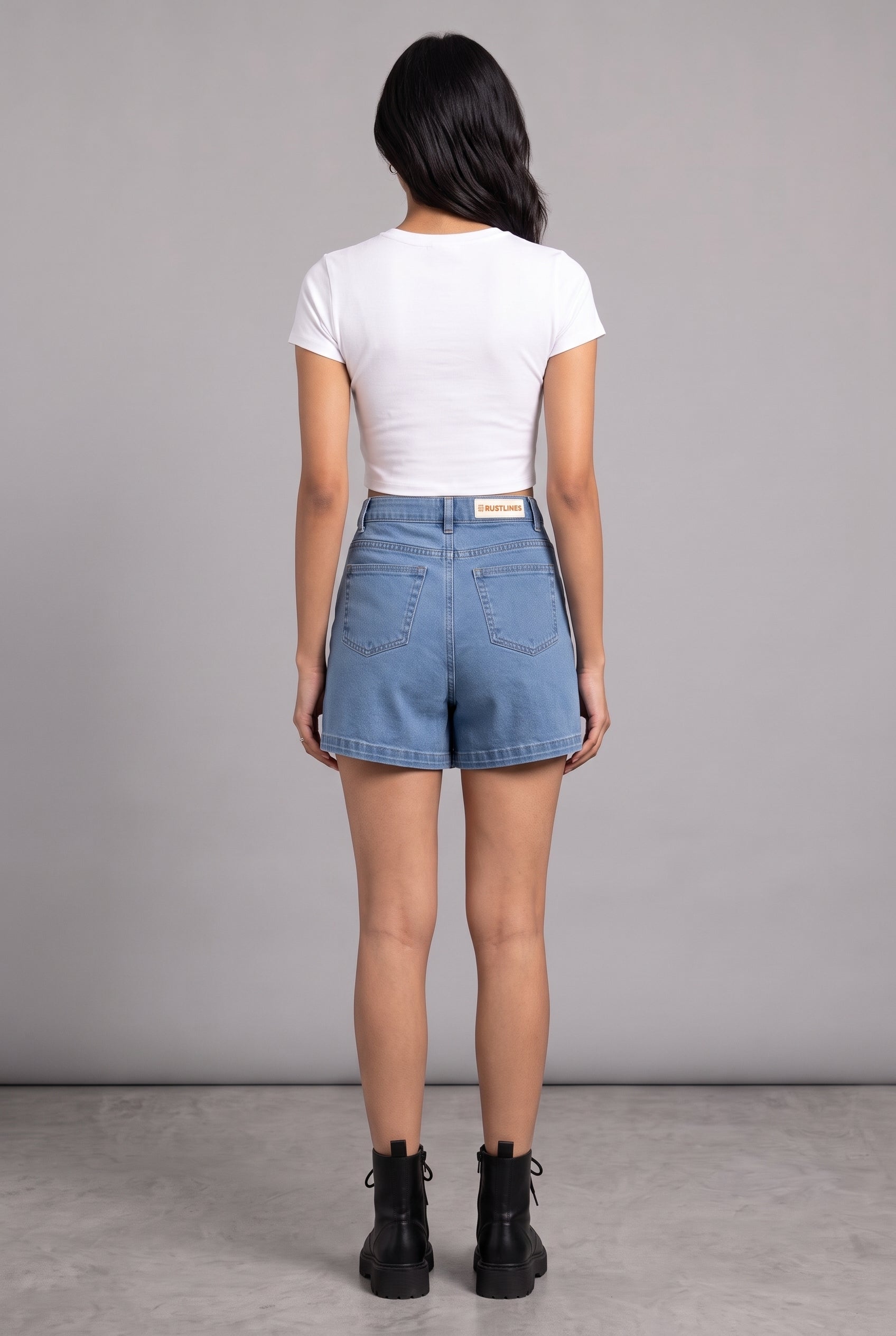 BLUE DENIM WOMEN'S SKORT