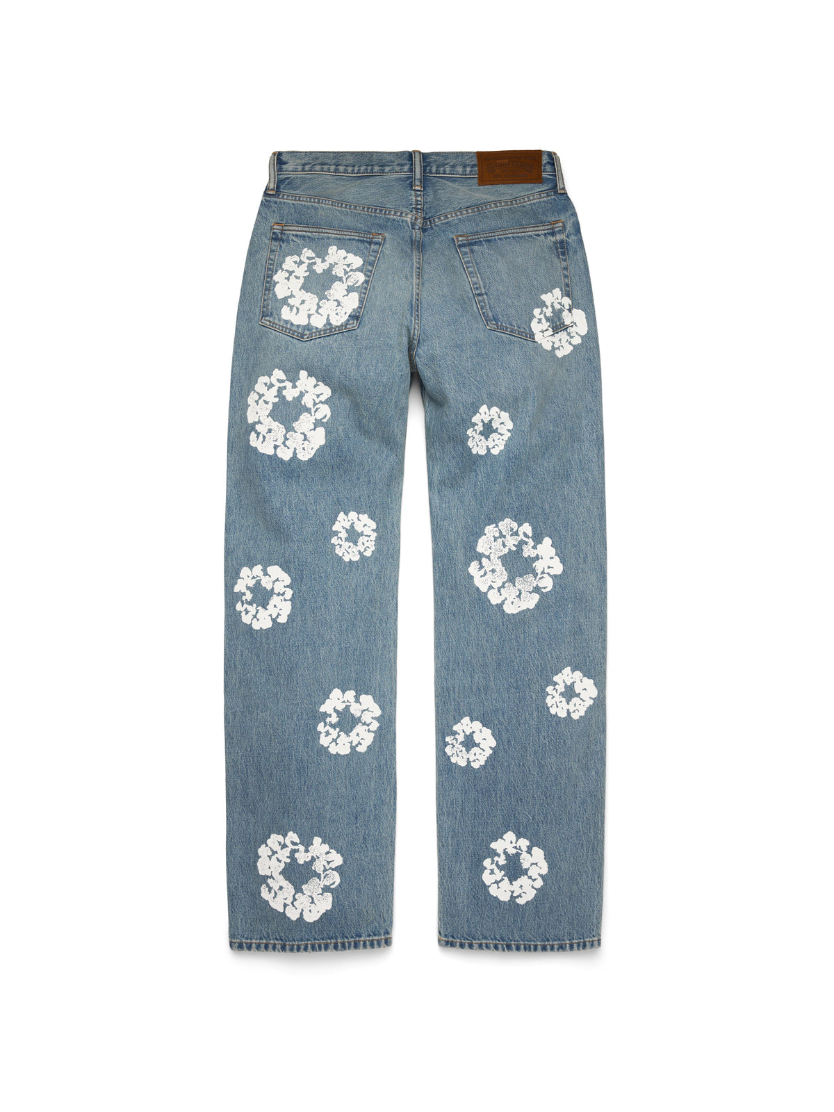 Denim Tears Baggy Cotton Wreath Denim Pant Light Wash