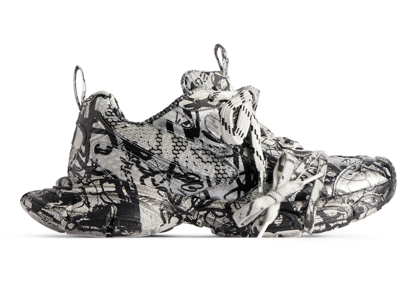 Balenciaga 3Xl Extreme White Black Graffiti