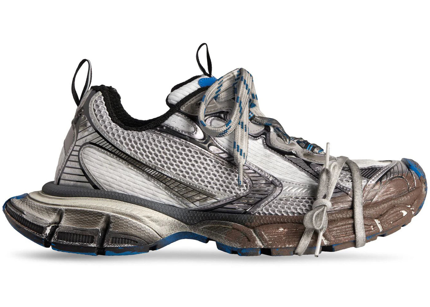 balenciaga 3xl trainer worn out dark grey