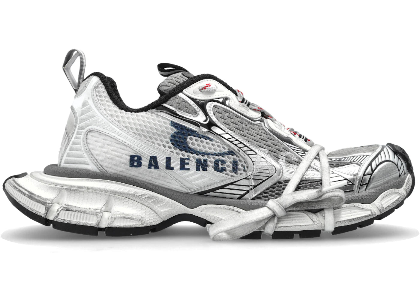 Balenciaga 3Xl White Navy Grey
