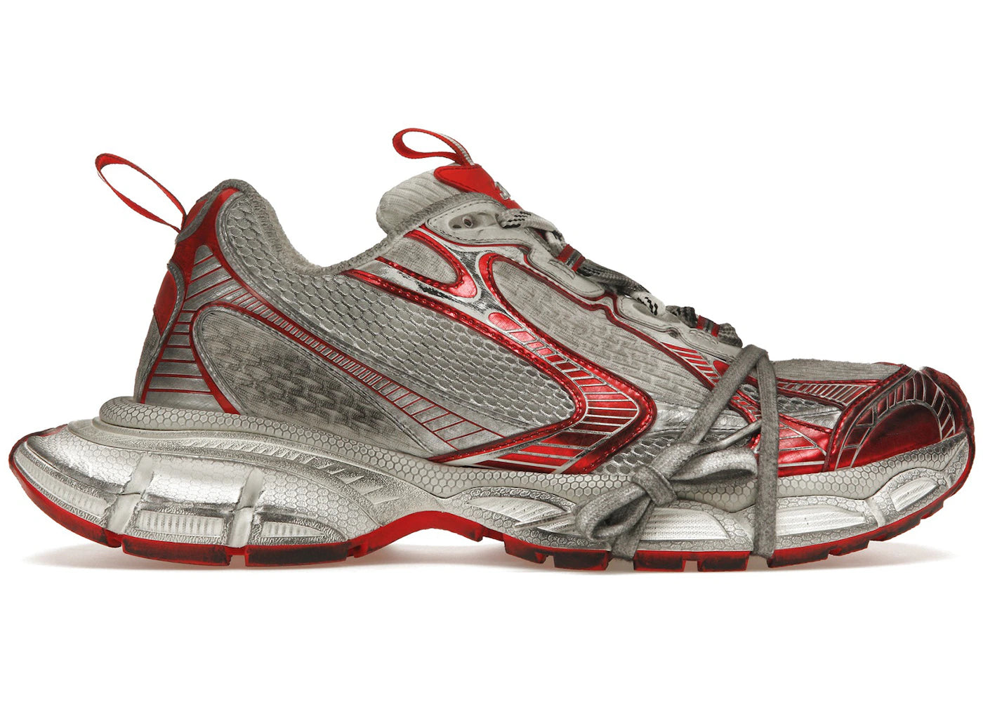 スニーカー BALENCIAGA 3XL SNEAKER SILVER/WHITE/RED Balenciaga 3XL Sneakers in red available now | RADPRESENT