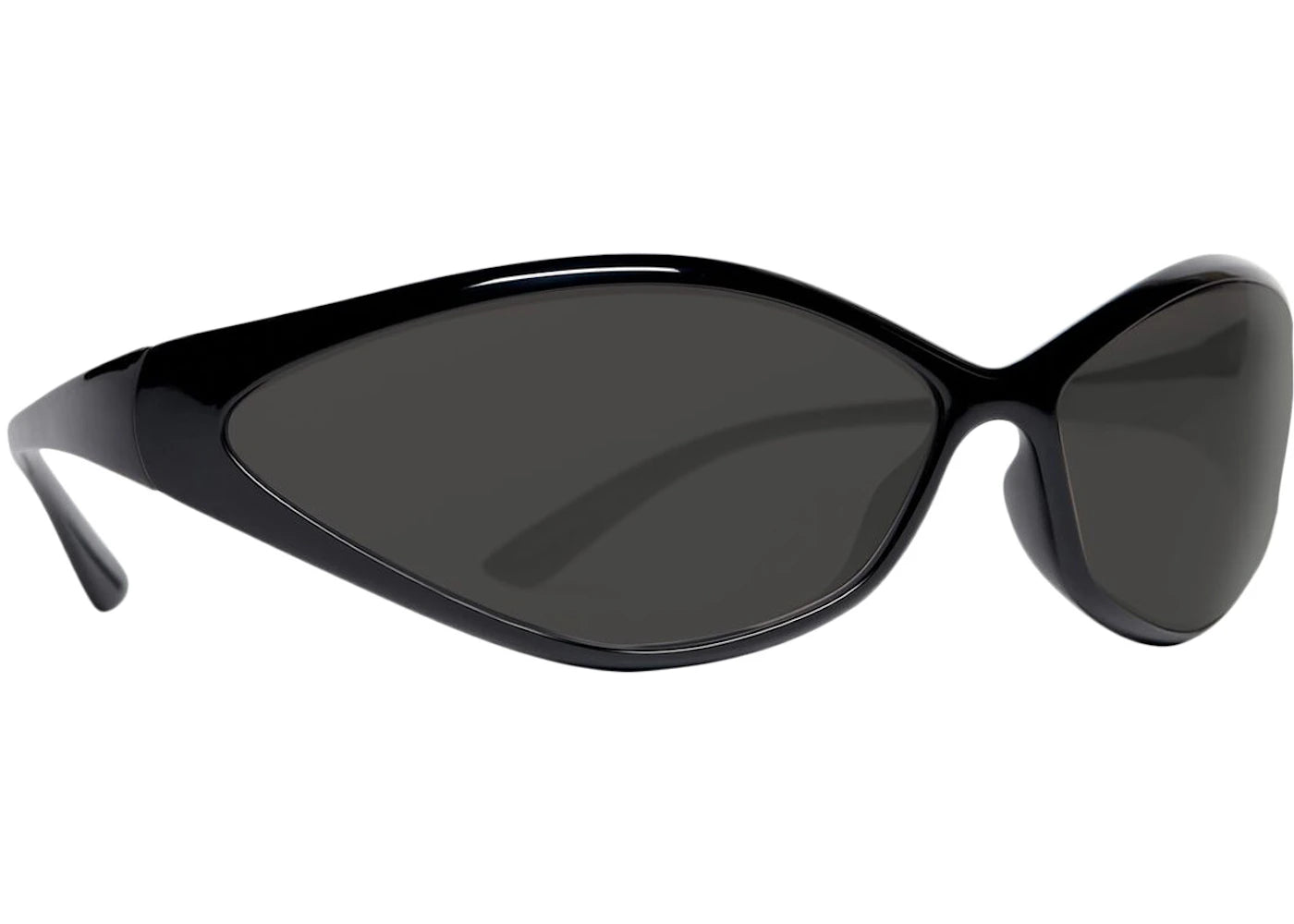 balenciaga 90s oval sunglasses black (745069t00071000)