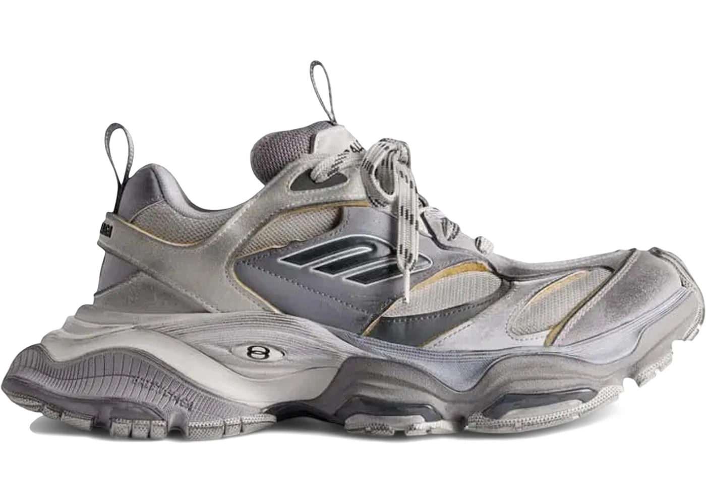 balenciaga cargo sneaker grey mix (women's)