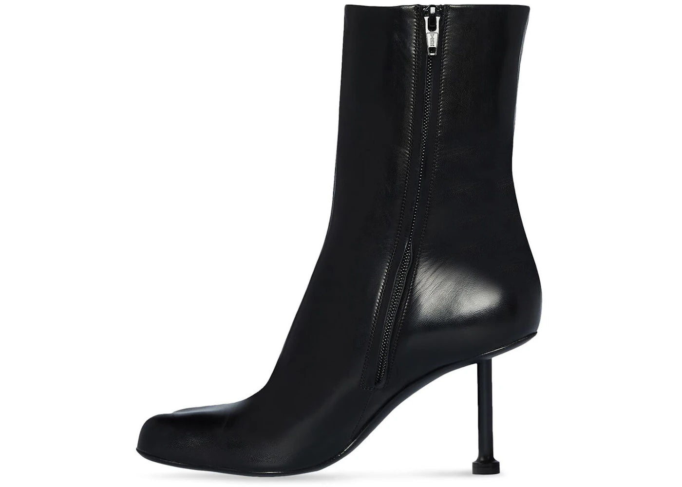 balenciaga fetish 80mm bootie black sheepskin