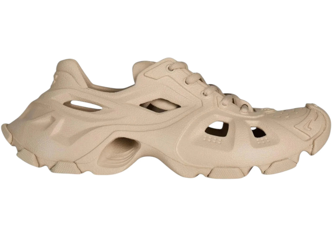 Balenciaga Hd Caged Lace Up (Women'S) Taupe