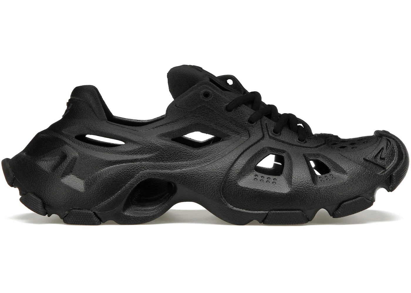 balenciaga hd lace up black