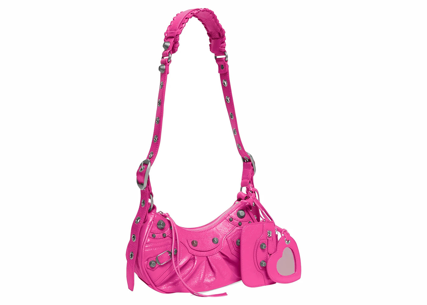 Balenciaga Le Cagole Shoulder Bag Xs Pink