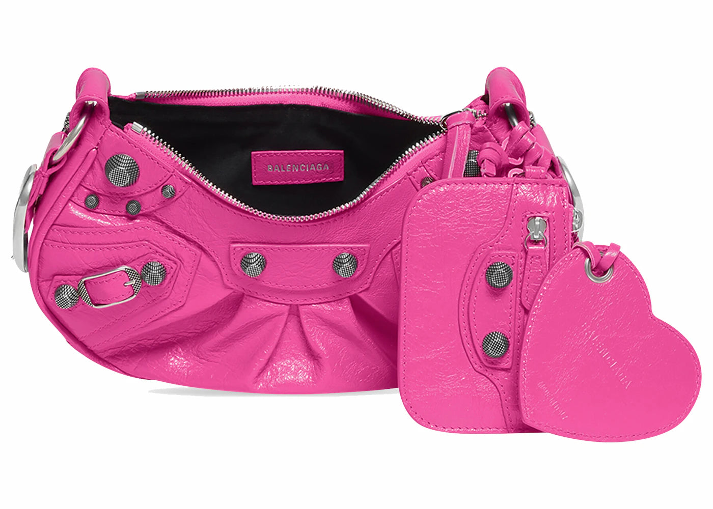 Balenciaga Le Cagole Shoulder Bag Xs Pink